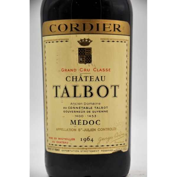 Picture of 1964 Chateau Talbot - St. Julien Ex-Chateau release (pre arrival)