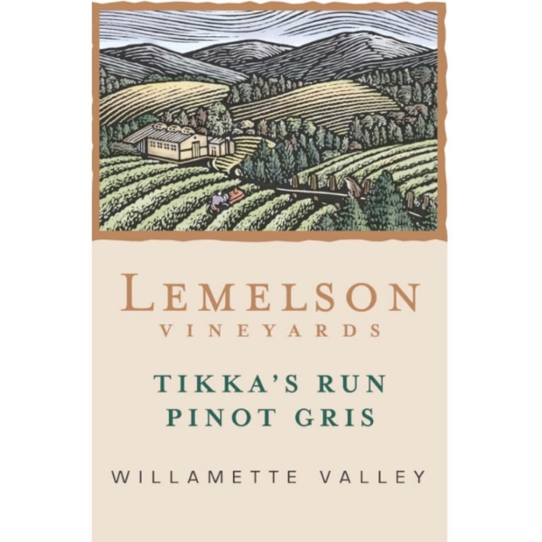 Picture of 2018 Lemelson Pinot Gris Willamette Valley Tikka's Run