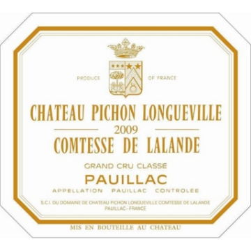 Picture of 2009 Chateau Pichon Lalande - Pauillac (PRE ARRIVAL)