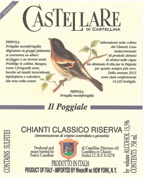 Picture of 2019 Castellare - Chianti Classico Riserva Il Poggiale