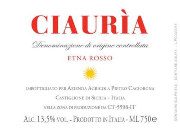Picture of 2021 Caciorgna - Etna Rosso Ciauria