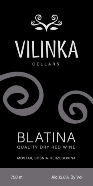 Vilinka Blatina label