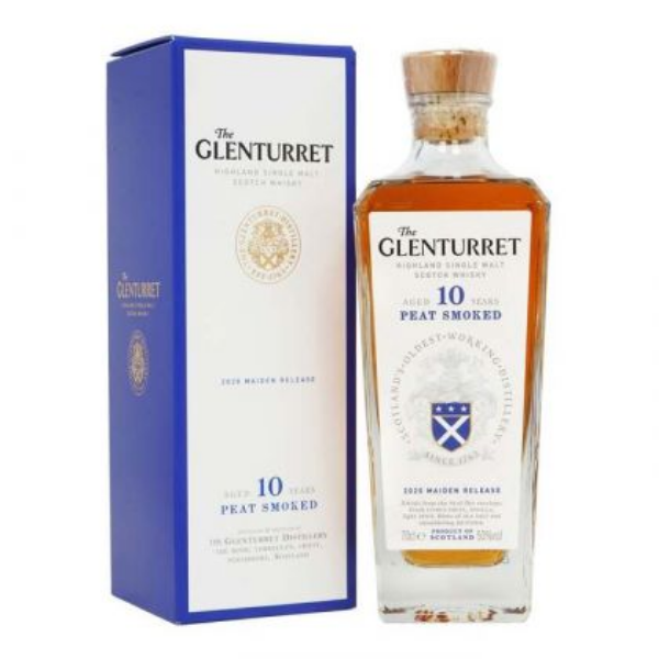 Picture of Glenturret 10 yr Peat Smoked Single Malt 2021 Whiskey 750ml