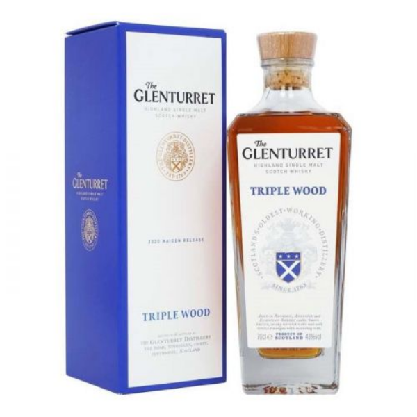 Picture of Glenturret Triple Wood Single Malt Whiskey 750ml