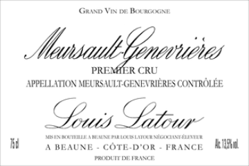 Picture of 2020 Louis Latour - Meursault Genevrieres