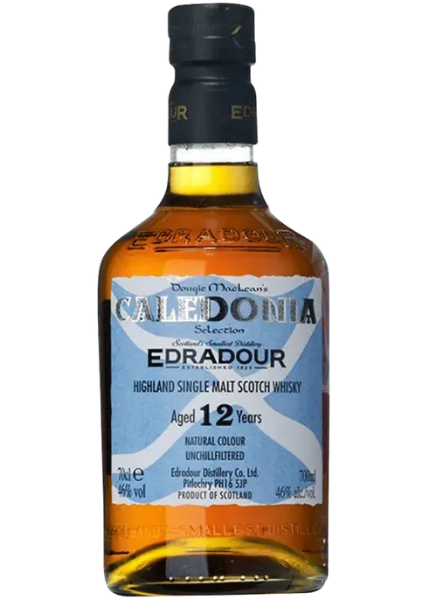 Picture of Edradour 12 yr Caledonia Unchillfiltered Single Malt Whiskey 700ml