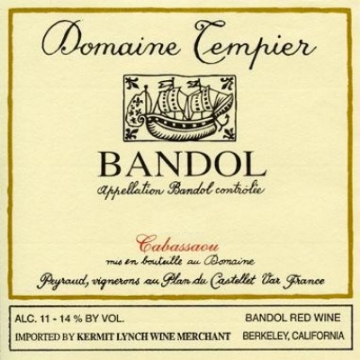 Picture of 2020 Domaine Tempier -  Bandol Rouge Cabassaou