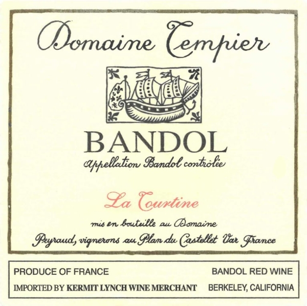 Picture of 2020 Domaine Tempier - Bandol Rouge Tourtine