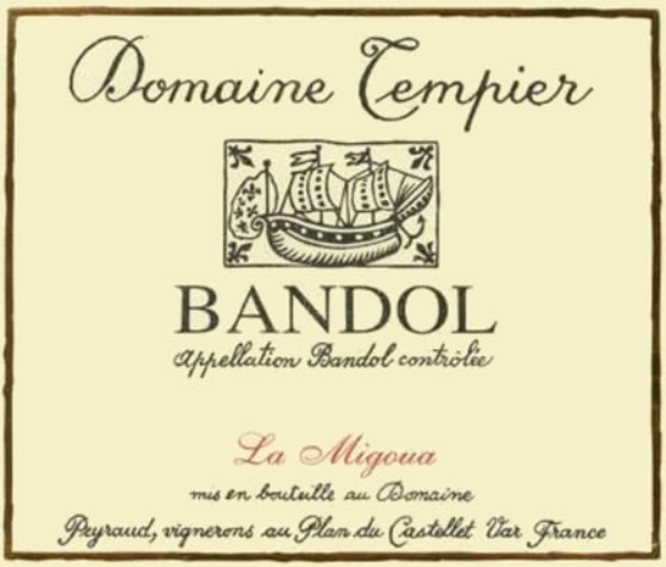 Picture of 2020 Domaine Tempier - Bandol Rouge Migoua