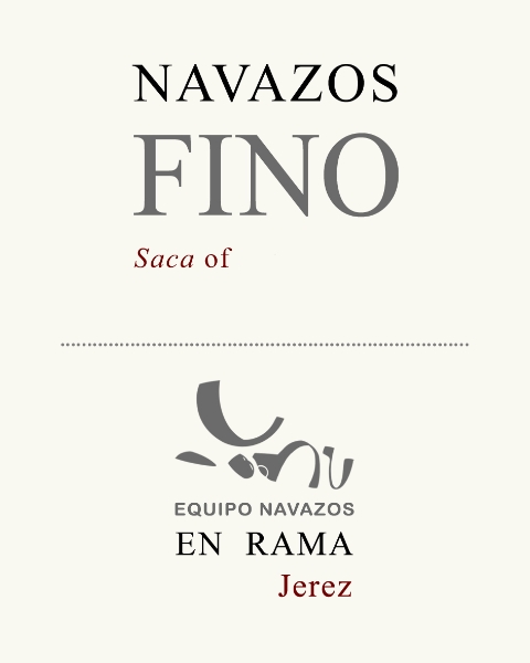 Navazos Fino en Rama label