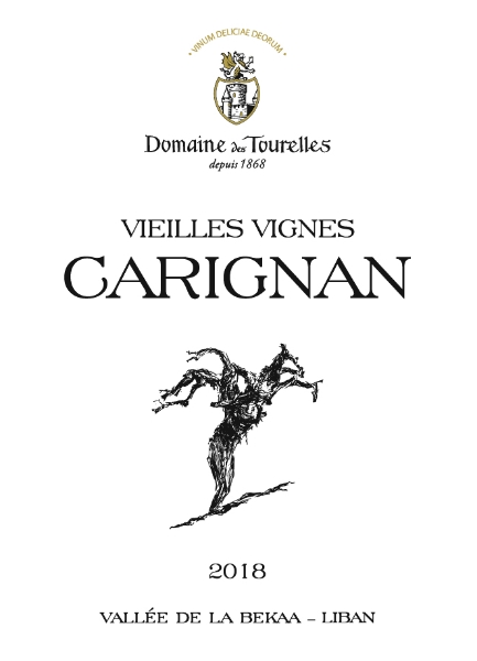 Domaine des Tourelles Carignan Vieilles Vignes label