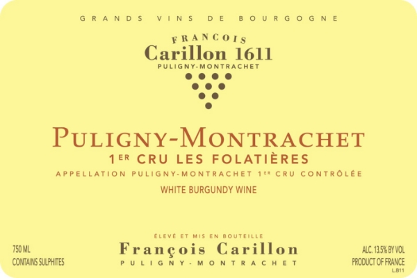 Picture of 2020 Francois Carillon - Puligny Montrachet Folatieres (pre arrival)