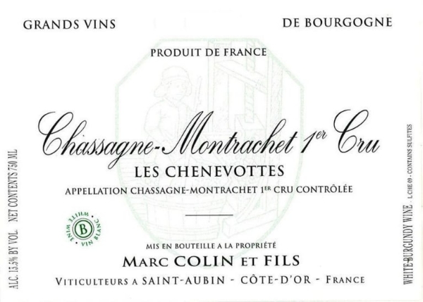 Picture of 2020 Marc Colin - Chassagne Montrachet Chenevottes