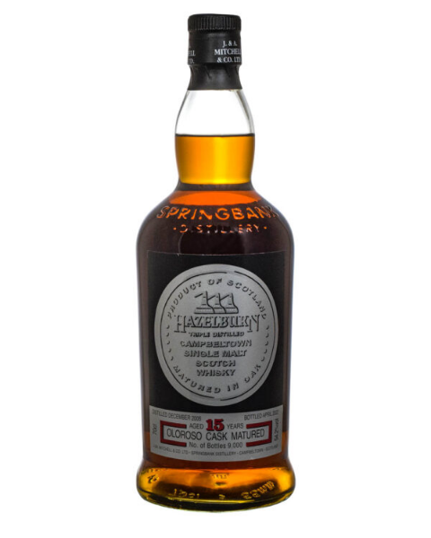 Picture of Hazelburn 15 yr Oloroso Cask Matured Single Malt Whiskey 700ml