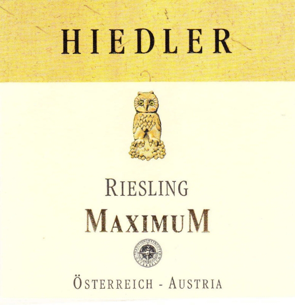 Hiedler Riesling Maximum label