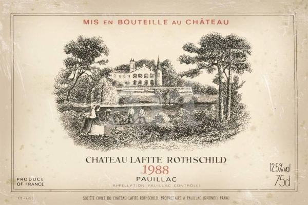 Picture of 1988 Chateau Lafite Rothschild - Pauillac
