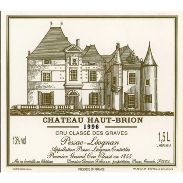 Picture of 1996 Chateau Haut Brion - Pessac