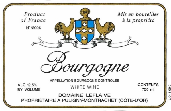 Picture of 2020 Domaine Leflaive - Bourgogne Blanc