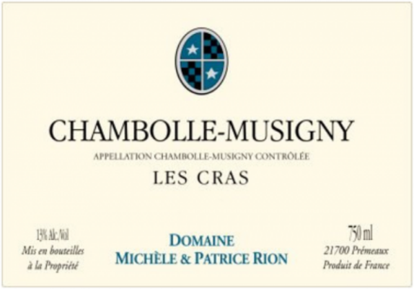 Picture of 2020 Michele & Patrice Rion - Chambolle Musigny Cras (pre arrival)