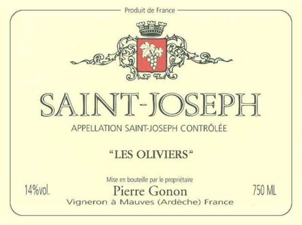 Pierre Gonon Saint-Joseph Blanc label