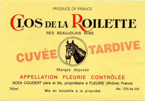 Picture of 2021 Clos de la Roilette - Fleurie Cuvee Tardive