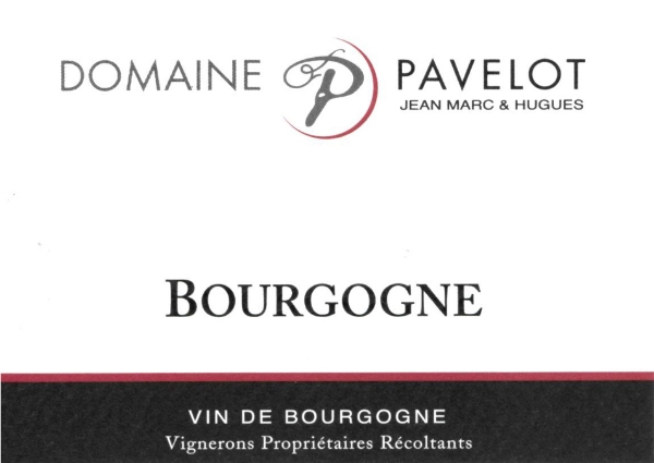Pavelot Bourgogne Rouge label