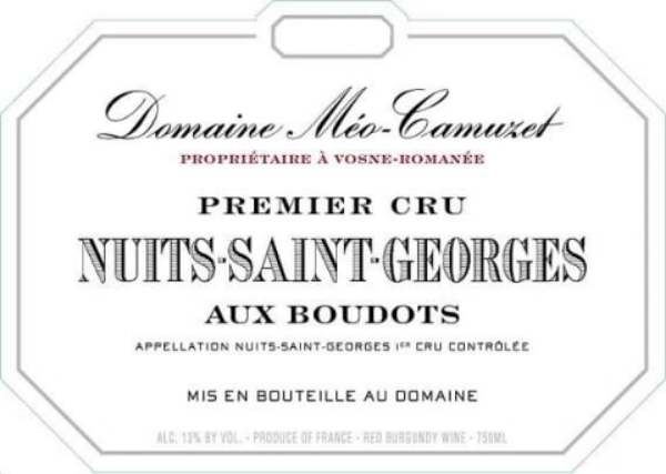 Picture of 2020 Domaine Meo-Camuzet - Nuits St. Georges Boudots