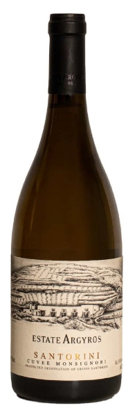 Argyros Assyrtiko Cuvee Monsignori bottle