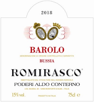 Picture of 2018 Conterno, Aldo - Barolo Romirasco