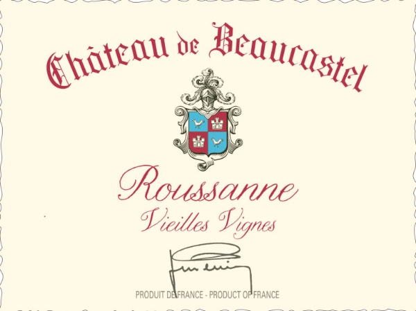 Picture of 2021 Beaucastel - Chateauneuf du Pape Blanc Roussanne VV (pre arrival)