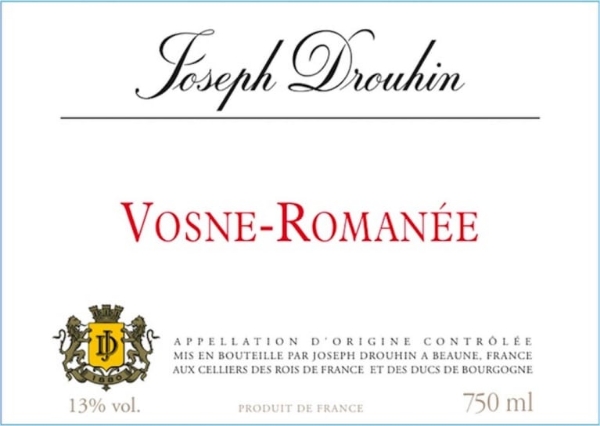 Picture of 2020 Joseph Drouhin - Vosne Romanee- (PRE ARRIVAL)