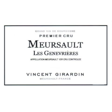 Picture of 2020 Vincent Girardin - Meursault Genevrieres (pre arrival)
