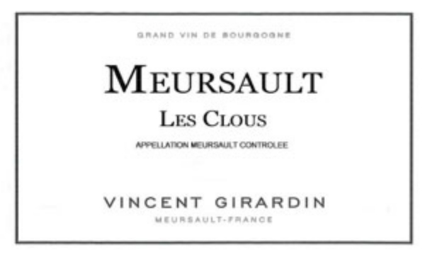 Picture of 2020 Vincent Girardin - Meursault Clous