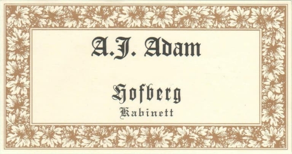 Picture of 2021 Adam, AJ - Dhron Hofberg Kabinett