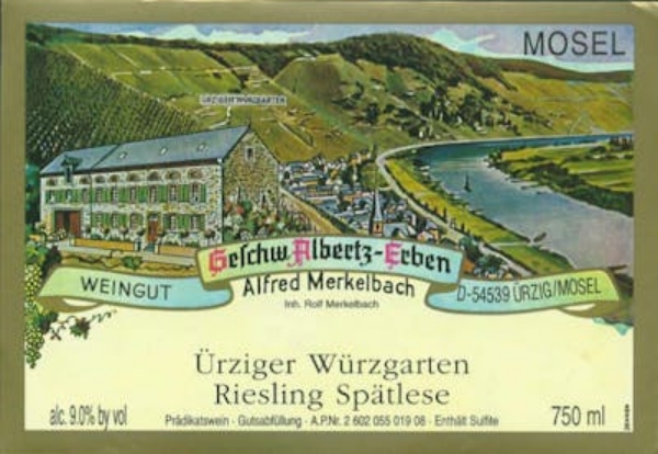 Picture of 2021 Merkelbach, Alfred - Urziger Wurzgarten Spatlese