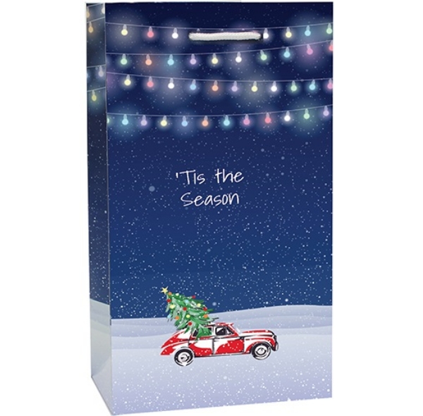 Picture of Gift Bag - 2bottle Night Sky-'Tis the season