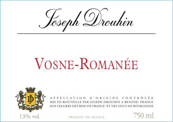 Picture of 2018 Joseph Drouhin - Vosne Romanee (pre arrival)