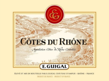 Picture of 2019 Guigal - Cotes du Rhone HALF BOTTLE