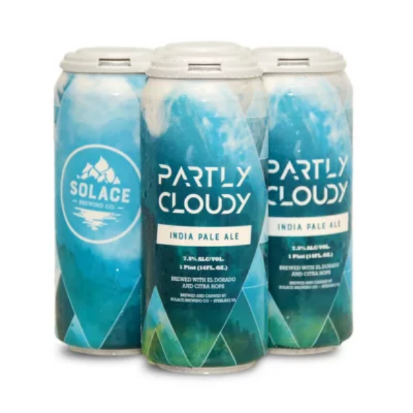 Picture of Solace Brewing - Partly Cloudy IPA 4pk can