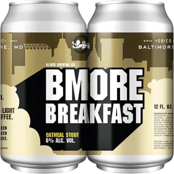 Picture of Oliver Brewing - Bmore Breakfast Oatmeal Stout 6pk