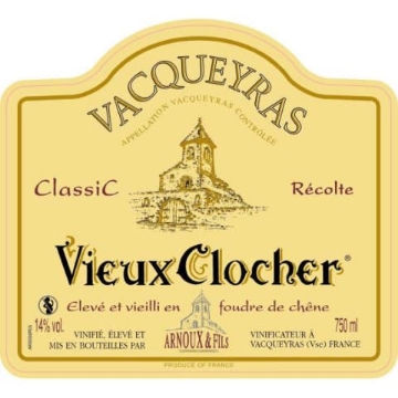 Picture of 2020 Arnoux & Fils - Vacqueyras Vieux Clocher Classic