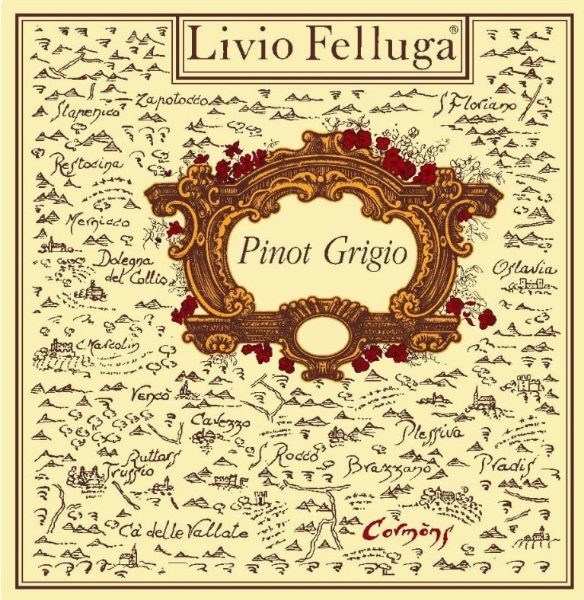 Picture of 2021 Felluga, Livio - Pinot Grigio