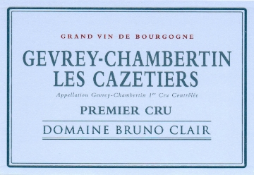 Picture of 2020 Bruno Clair Gevrey Chambertin Cazetiers