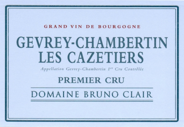 Picture of 2020 Bruno Clair Gevrey Chambertin Cazetiers