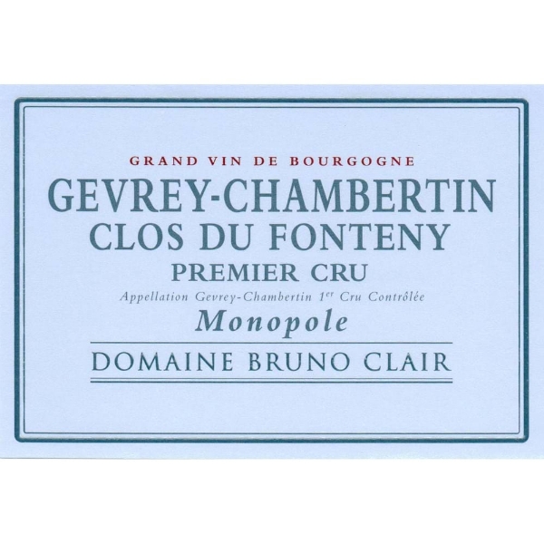 Picture of 2020 Bruno Clair Gevrey Chambertin Fonteny