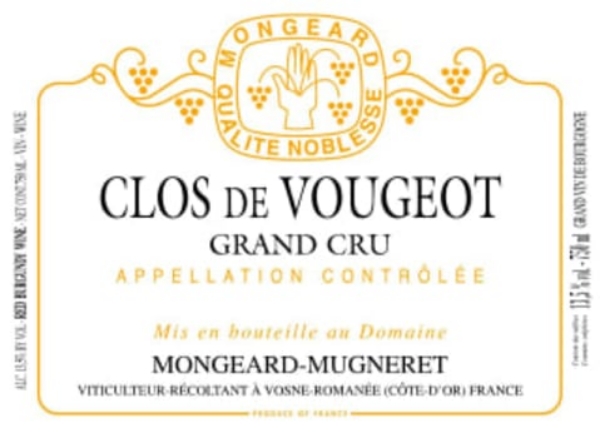 Picture of 2020 Mongeard-Mugneret Clos de Vougeot