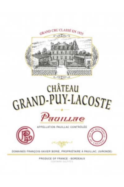 Picture of 1989 Chateau Grand Puy Lacoste - Pauillac