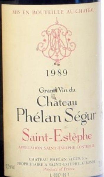 Picture of 1989 Chateau Phelan Segur St. Estephe