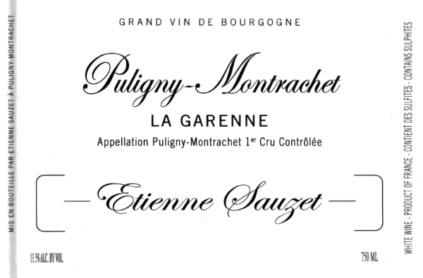 Picture of 2020 Etienne Sauzet - Puligny Montrachet Garenne