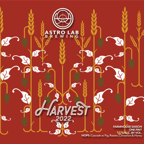 Astro Lab Brewing Harvest 2022 Farmhouse Saison 4pk